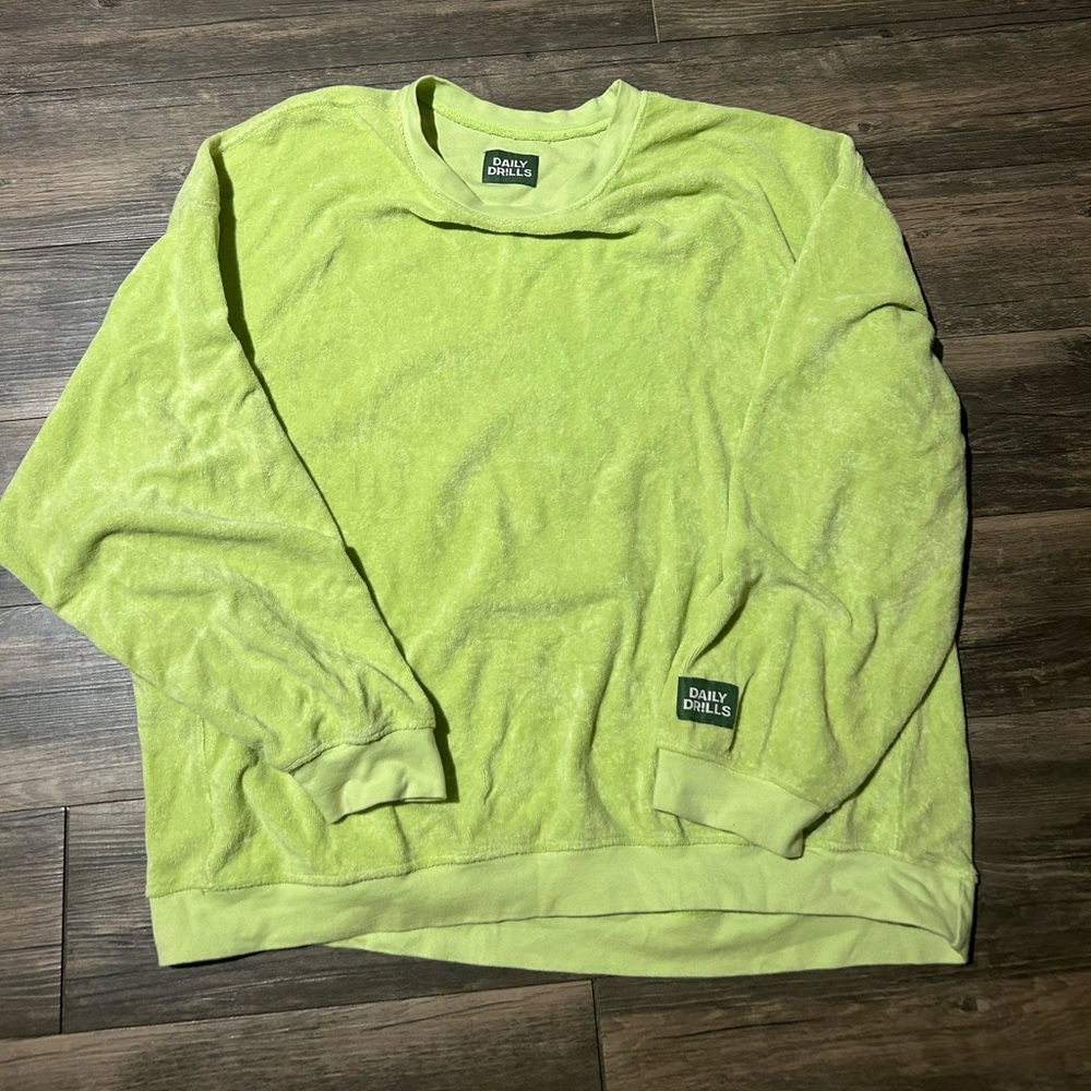 Daily Drills Bright Green Sweatshirt